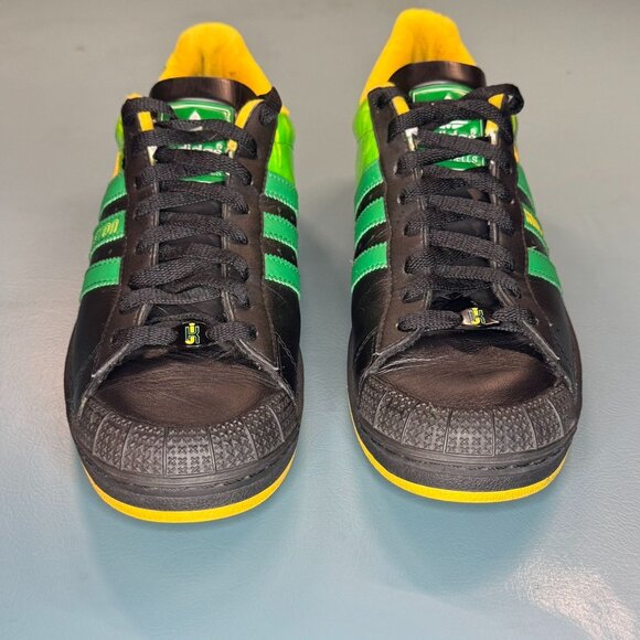 adidas Halfshells Lo Cities \'Kingston\' Men\'s Size 10.5 Black Green Yellow Art Ex main image 7